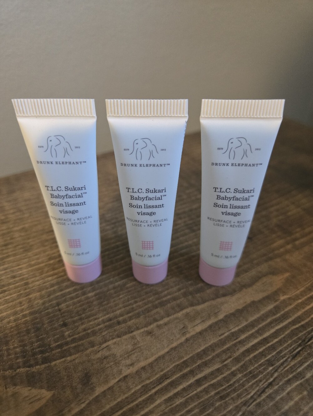 Set Of 3 Drunk Elephant T.L.C. Sukari Babyfacial